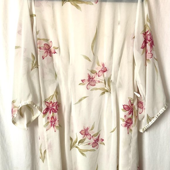 Vintage Valerie Stevens Floral Robe - Picture 5 of 6